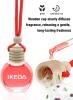 New Retail $38 Ikeda Car Air Freshener: Bloom Life Hanging Car Smell Air Freshener | Car Scent |10ml Round Hanging Car Decoration | Long Lasting Fragrance | For Auto Home | 1pcs (10ml x 1pcs Round, Bloom life) - 2