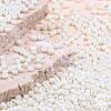2150pcs 4mm Glass Seed Beads Bulk, 6/0 Mini Pony Round Bead for Jewelry Making Tiny Craft Small Glass Seed Beads for Jewelry Making Bracelet Wrist Necklaces(White 1)