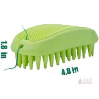 New Pet Silicone Shampoo Brush for Long & Short Hair Medium Large Pets Dogs Cats, Anti-Skid Rubber Dog Cat Pet Mouse Grooming Shower Bath Brush Massage Comb
