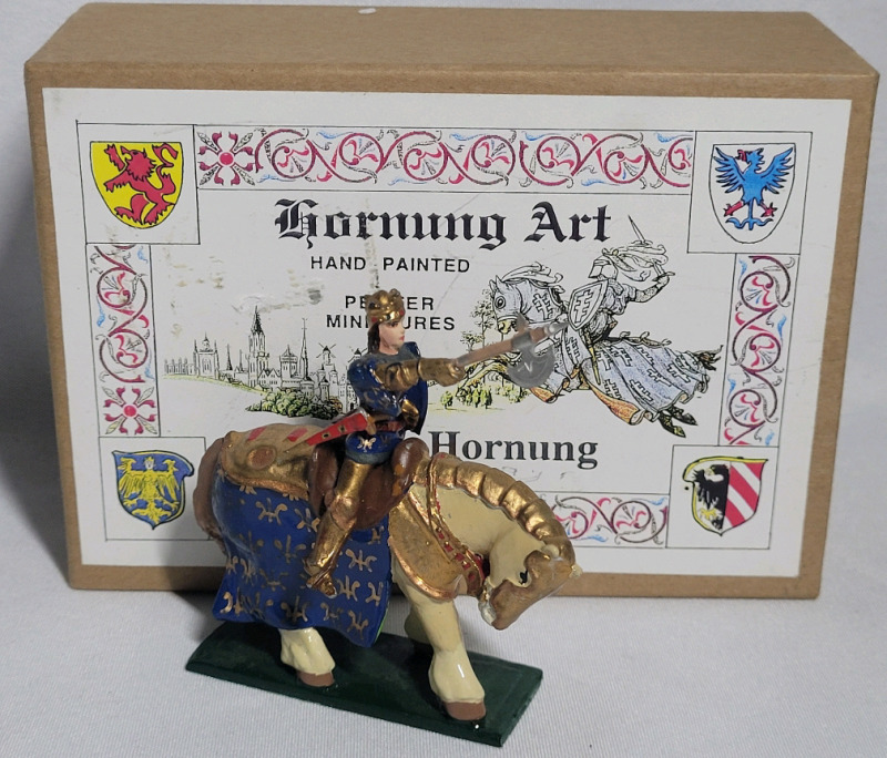 Hornung Art ' John , King of France ' Hand Painted Toy Soldier Lead Miniature