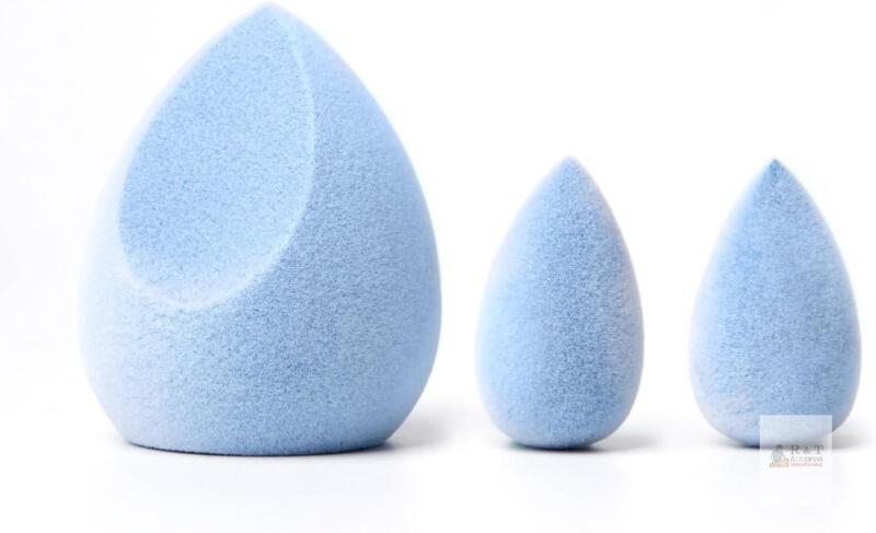 New JUNO & Co. Microfiber Sponge, Latex-Free, Dual Layer Technology, Flawless Makeup Blender for Foundations, Powders and Creams (Velvet Love Bundle)