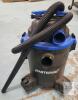 MASTER VAC 4 HP 6 Gallon Wet/Dry Shop Vacuum, Corded, Black/Blue