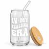 New In My Teacher Era Cup with Lids and Straws 16 Ounce Coffee Tumbler Mug