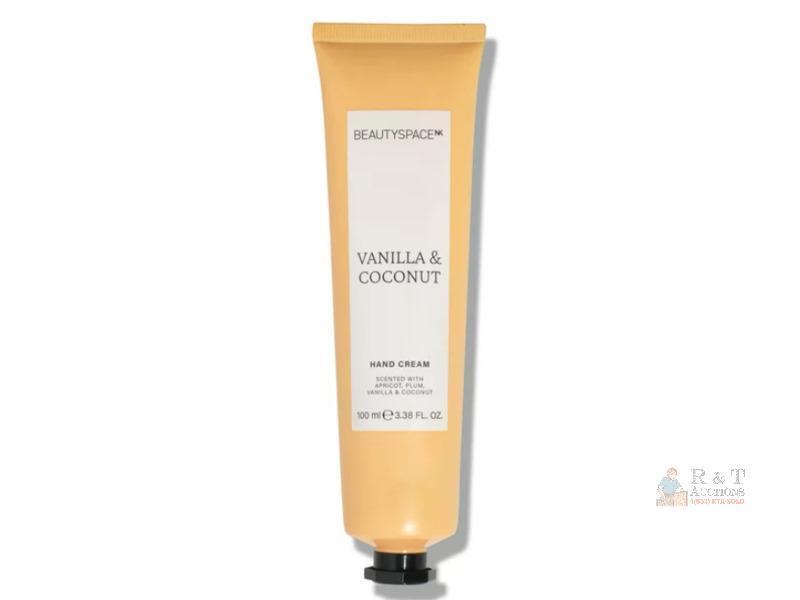 New Beautyspace Hand Cream, Vanilla & Coconut, 3.38 fl oz/100 mL