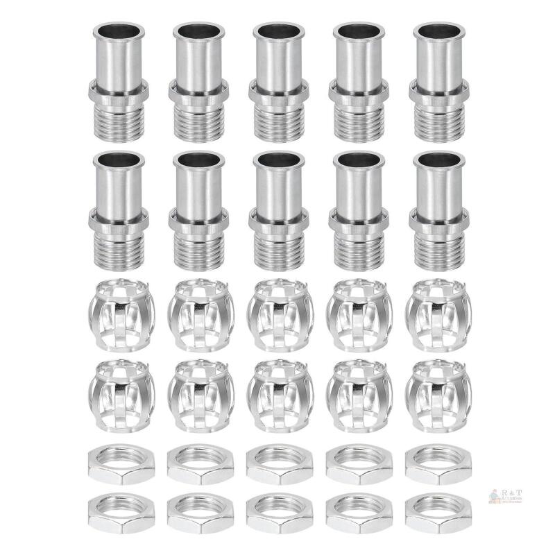 New MECCANIXITY G4 Lamp Hardware Fixtures, 21x11.5mm Size M10 Thread LED Wire Bases Light Fastener Holder Fit for G4 Bulb Socket, 10 Set