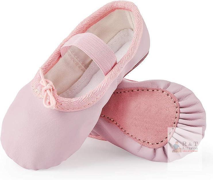 New Eastbuddy size 6-7 Ballet Shoes for Dance Slippers Leather Ballet Flats