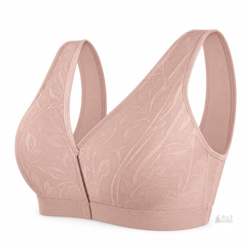 New Mu Ji Ting Size B48 (pinkish) Front-Closure Bra