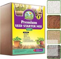 New DUSPRO Seed Starter Potting Soil Mix, 4-in-1 Pre-Mixed & Ready To Use, 8 QT