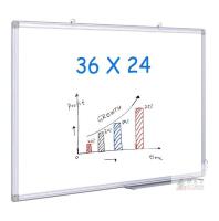 NEW 36x24 Magnetic Wall Mounted Whiteboard, Aluminum Frame, Dry Erase Surface