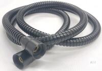 NEW Black Flexible Shower Hose, Estimated 60 inches , Plastic/PVC Material