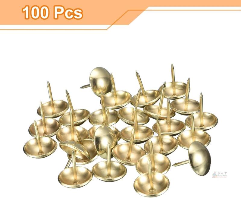 New uxcell Upholstery Tacks Nail Pins Furniture, 100Pcs 19x23mm Thumb Tack Pin