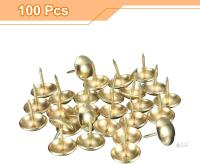 New uxcell Upholstery Tacks Nail Pins Furniture, 100Pcs 19x23mm Thumb Tack Pin