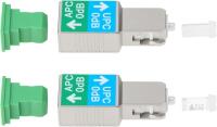 2 New eMagTech SC UPC Male to SC APC Female Fiber Optic Adapter 1200&ndash;1600nm Low Loss Ceramic Sleeve Connector