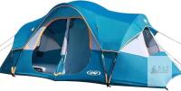 UNP 10-Person Camping Tent, 18x9 ft, 78 in Center Height, 2 Rooms, 2 Doors, 5 Windows