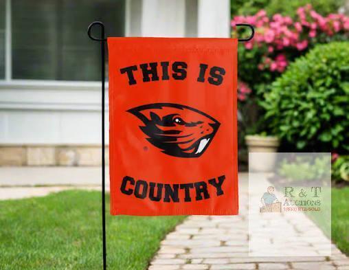 New This Is OSU Beavers Country Double Sided Garden Flag