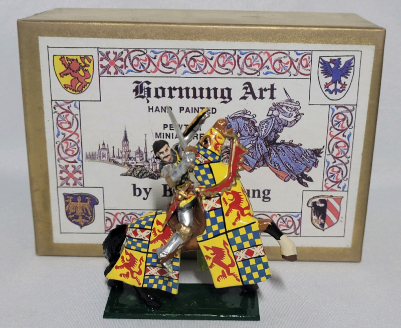 Hornung Art ' Sir John Cheny ' Hand Painted Toy Soldier Lead Miniature