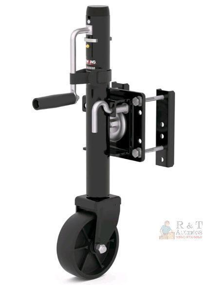 NEW TowKing 1,200 lb Bolt-On Trailer Jack with 6" Wheel, 23" Lift Height