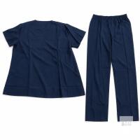 NEW XL Navy Blue Unisex Medical Scrub Set with Multiple Pockets