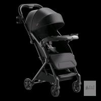NEW Mompush Lithe V2 Lightweight Travel Stroller, Black, 5-Point Harness, Fully Reclining Backrest