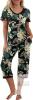 New Size L VINTATRE Womens Pajama Sets Capri Pjs Soft Lounge Sets woth Pockets