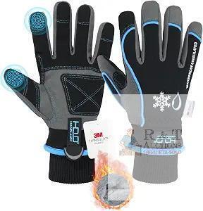 New size XL HANDLANDY Winter Work Gloves, 3M Thinsulate Waterproof Insulated Gloves, Snow Warm Gloves for Outdoor Cold weather, Gifts for Men & Women