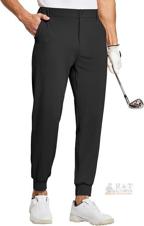 New Size XXL Willit Men's Golf Joggers Pants Stretch Slim Fit Work Dress Pants Quick Dry Athletic Casual Pants with Pockets