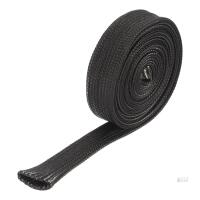 New Heat Shield Sleeve 0.5" ID 6.6Ft Fuel Line Heat Shield Sleeve 500℃ Black