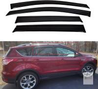 New Window Visors for 2013-2019 Ford Escape，Rain Guards Sun Shields Window Deflector，Tape-On Style，4PCS, KYE 1663