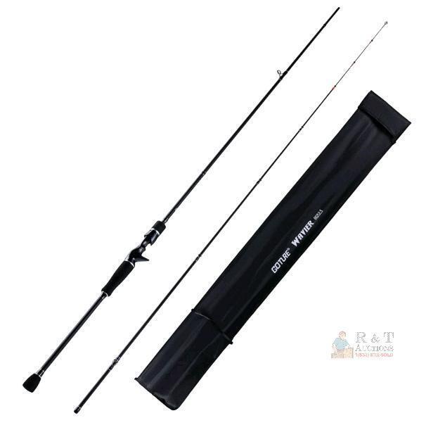 NEW Goture Wyver 24T Carbon Fiber 7.9ft 2-Piece Ultralight Casting Rod, EVA Grip, Case Included