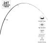 NEW Goture Wyver 24T Carbon Fiber 7.9ft 2-Piece Ultralight Casting Rod, EVA Grip, Case Included - 2