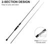 NEW Goture Wyver 24T Carbon Fiber 7.9ft 2-Piece Ultralight Casting Rod, EVA Grip, Case Included - 3