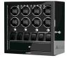 NEW DUKWIN 8-Slot Watch Winder with 6 Extra Watch Storage, Jewelry Drawer, LED Illumination