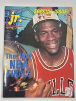 1991 Jr. Tuff Stuff Sports Collecting Magazine for Kids " The 1991 NBA Finals " Special Edition - Includes All Trading Cards