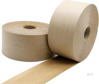New Reinforced Water Activated Gummed Kraft Paper Tape, 2 Pack 2.75 inch x 380 ft, for Heavy Duty Secure Packing Shipping