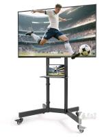NEW Rolling TV Stand for 32&ndash;86" TVs, 200 lbs Capacity, Adjustable Height, Lockable Wheels