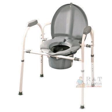 new Zorbi Comfort Plus 3-in-1 Bedside Commode, 350 lb Capacity, Adjustable Height