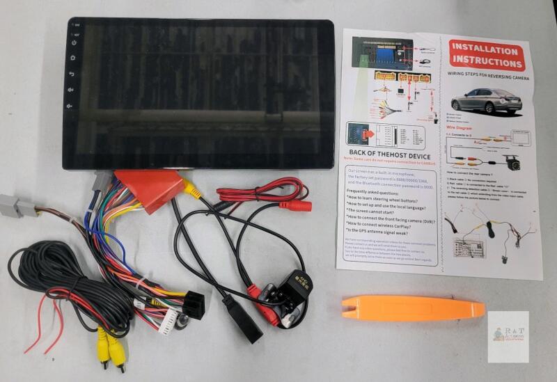 9" Rearview Display Screen & Camera plus Hardware . Untested
