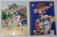 1988 & 1989 MLB Baseball World Series Official Program Guide Magazines