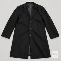 NEW XL Black Overcoat D67, 3-Button, Polyester Lining, Hangzhou China, Model Barcode 856987525846566546