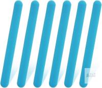 New 6 PCS Retail $25 Reusable Silicone Stirring Stick, Silicones Stirrings Sticks, Blue Reusable Silicone Wax Stick Popsicle Sticks Tools, for DIY Crafts, Resin, Liquid, Paint