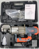 As Is , No Power - Centall RC-208 Electric Rebar Cutter w/Accessories & Case . Appears to have been used one or two times