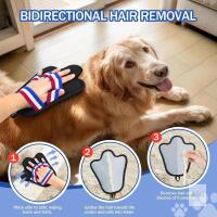 New BONTHEE Pet Hair Removal Gloves for Cats & Dogs | True-to-Hand Fit & Reusable Electrostatic Glove | Magic Hair Remover for Couch, Car Seat, Clothing
