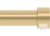 GSBLUNIE Gold Extra Long Curtain Rod, 30-214 inches, Heavy Duty, 1-inch Diameter