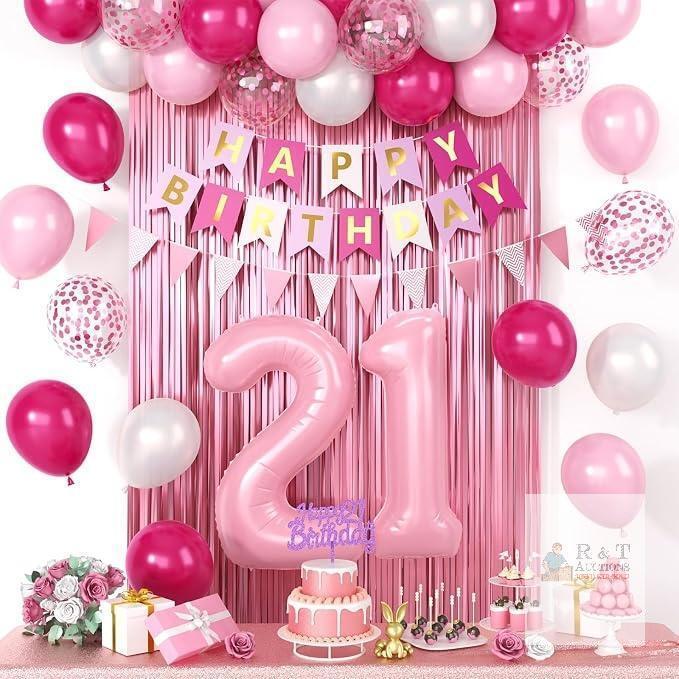 New 21st Birthday Decorations- style may vary slightly