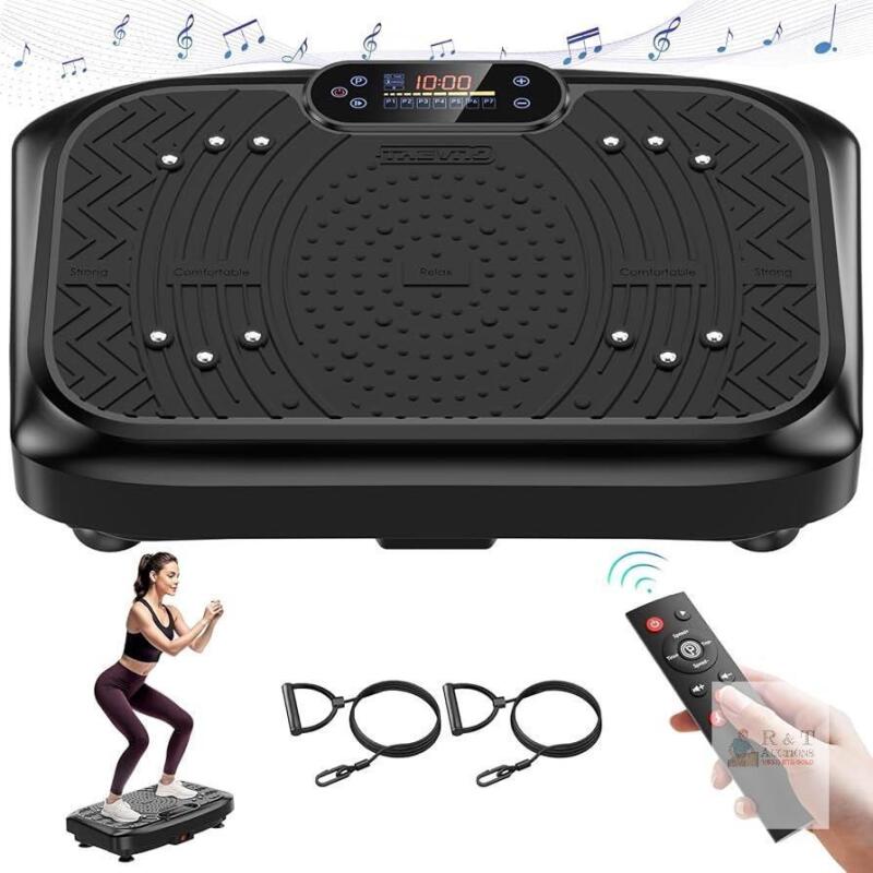 NEW TREMEVO Vibration Plate Exercise Machine, 450 lbs Capacity, Bluetooth Music, Remote Control