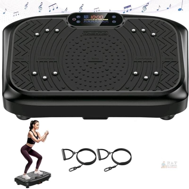 NEW TREMEVO Vibration Plate Exercise Machine, 450 lbs Capacity, Bluetooth Music, Remote Control