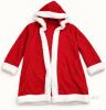 New Red Santa Hooded Coat with White Faux Fur Trim and Pockets (looks M/L)
