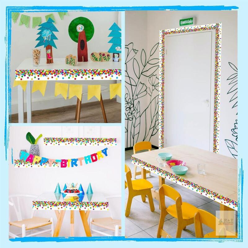 New 60-Ft Colourful Bulletin Board Border Trim