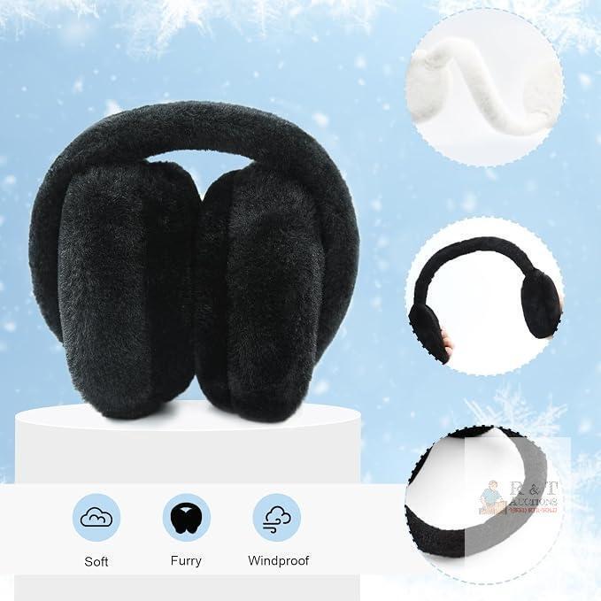New Retail $24 Foldable Fluffy Ear Muffs - Perfect for adults and kids too