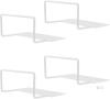 New 4 Pack Mattress Retainer Bar Slide Stopper to Prevent Sliding Metal Mattress Stabilizers Holder Gripper for Adjustable Beds(White